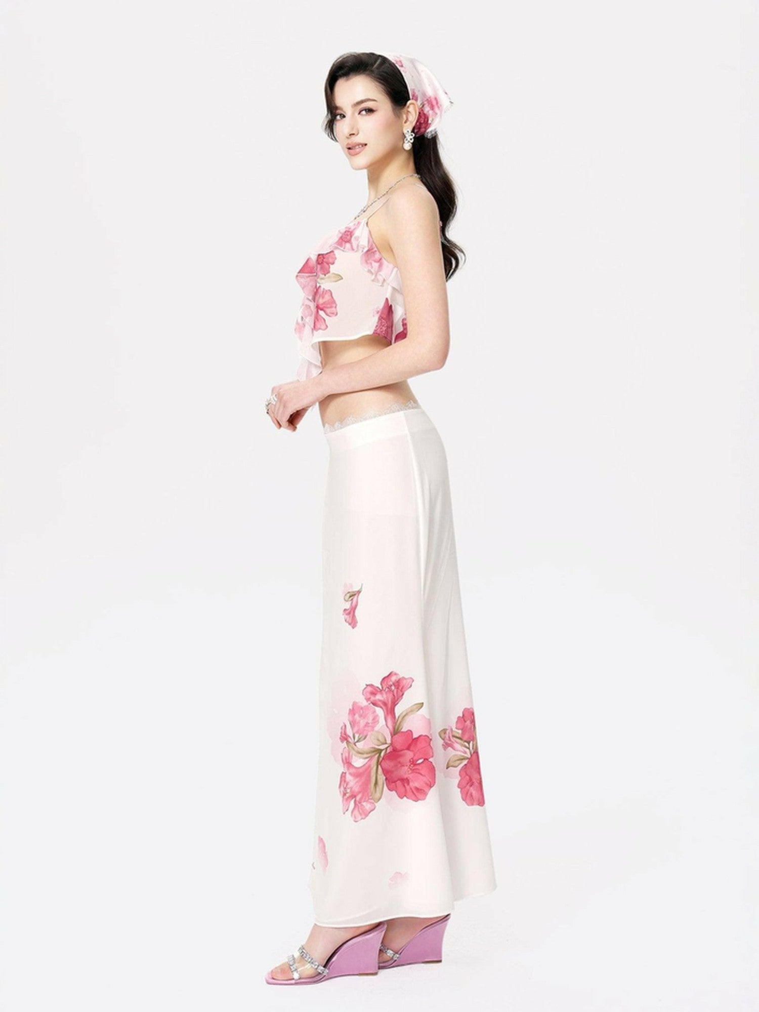 Nana Jacqueline Vivienne Top: Pink Top for Brunch Pink