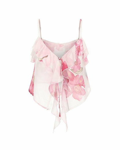 Nana Jacqueline Vivienne Top: Pink Top for Brunch Pink