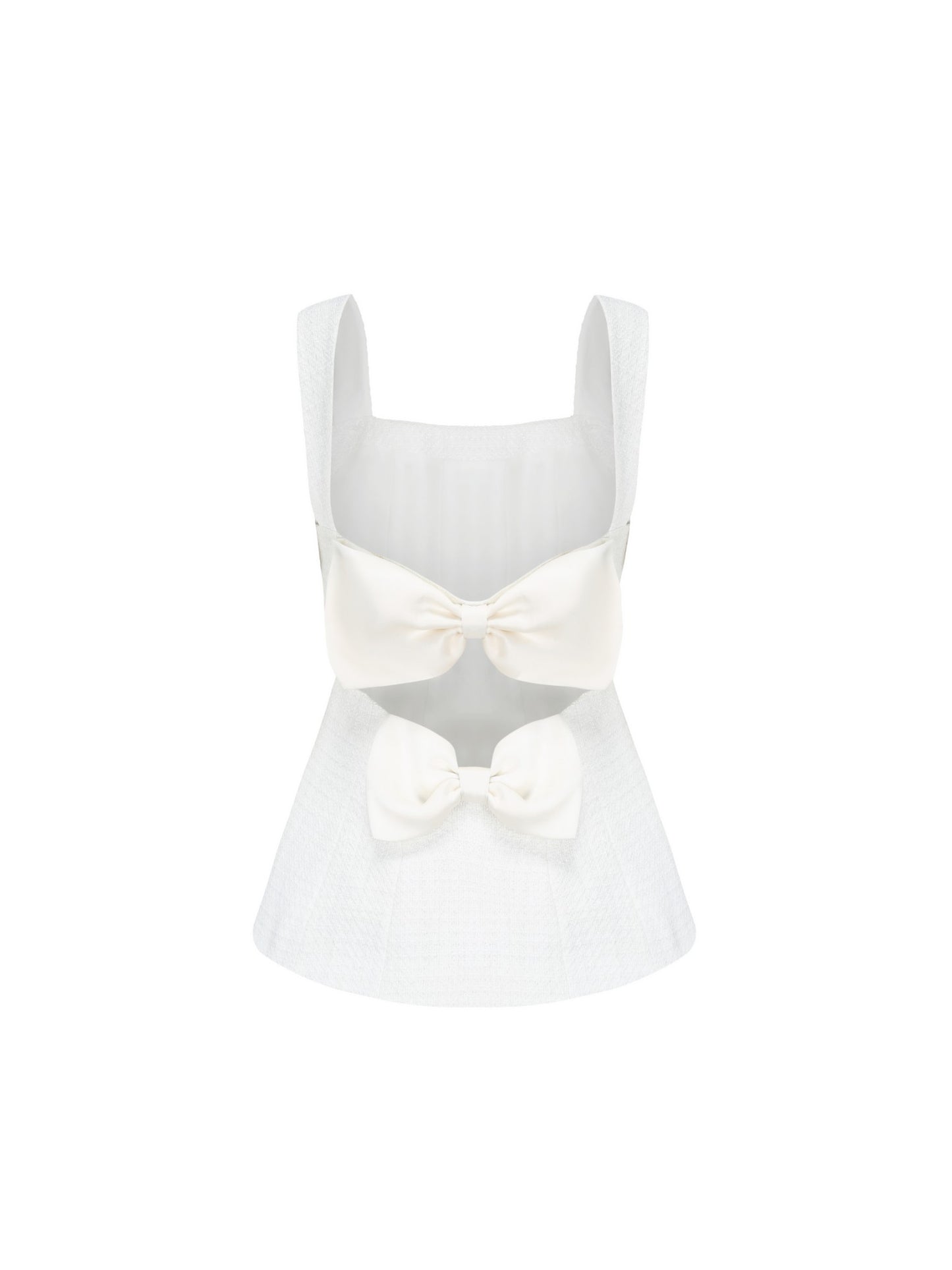 Nana Jacqueline Anabella Bow Top: White Top for Bridal Shower White
