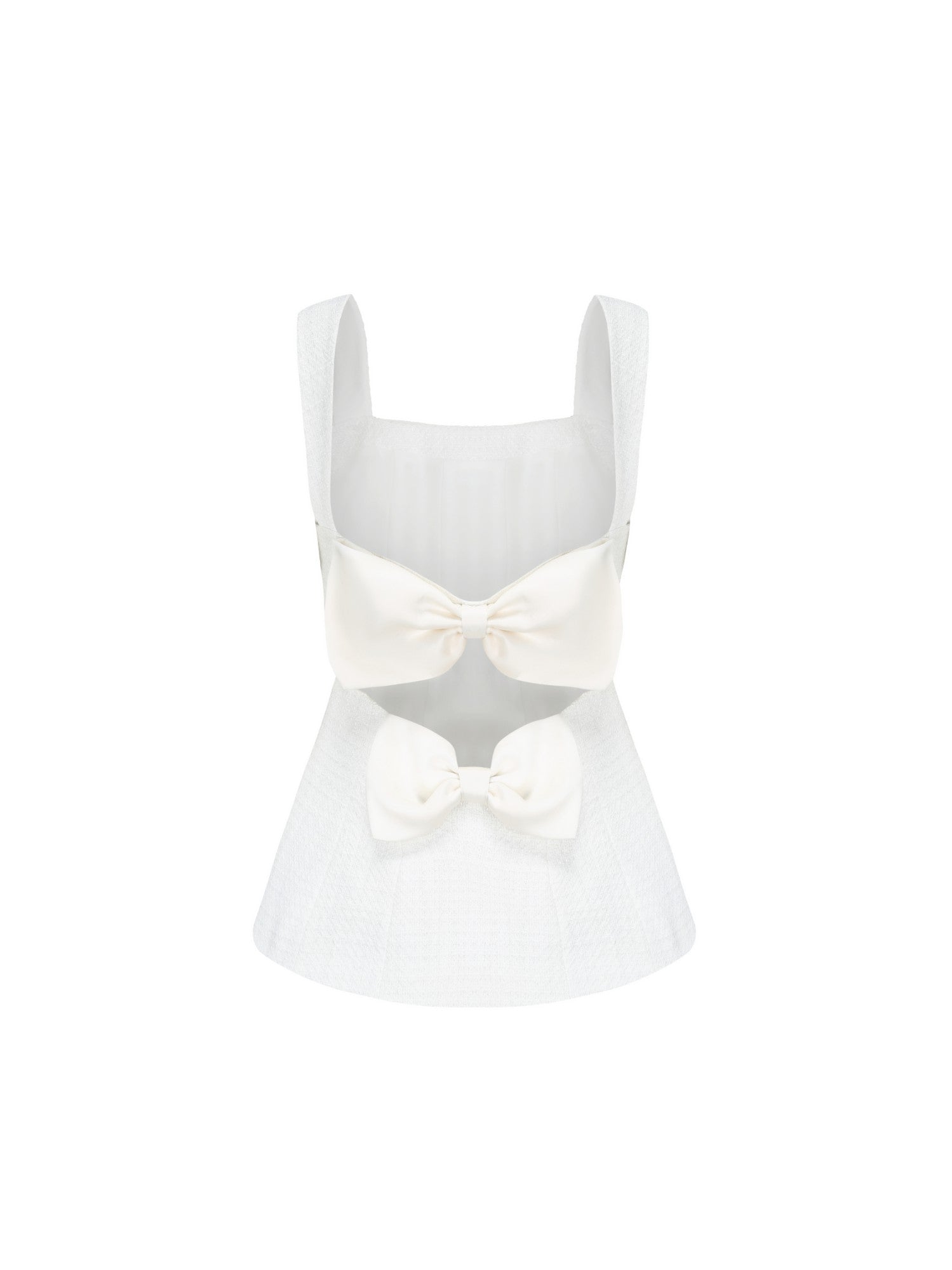 Nana Jacqueline Anabella Bow Top: White Top for Bridal Shower White