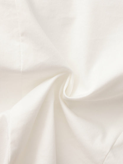 Nana Jacqueline White Tailored Off-Shoulder Cropped Top White