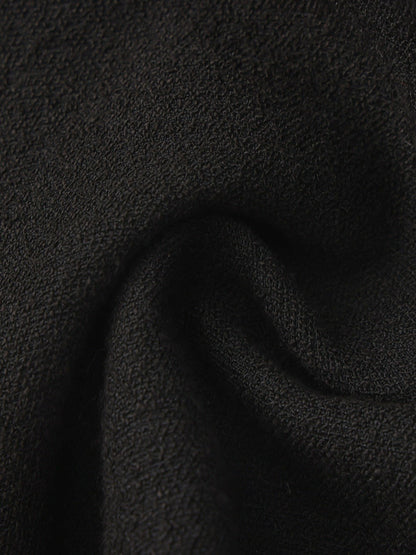 Nana Jacqueline Amara Tailored Halter Black Vest: Black Vest for Cocktail Party Black