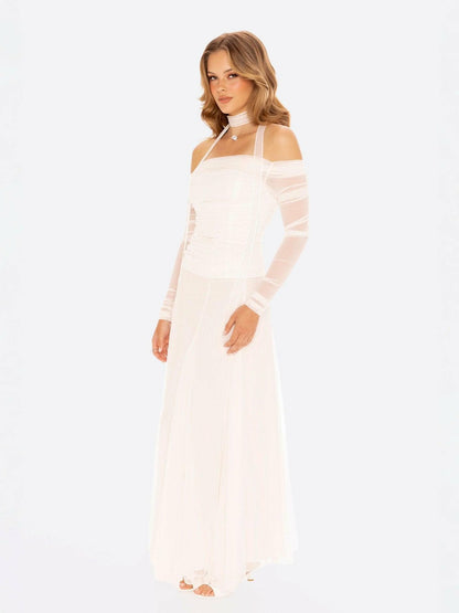 Nana Jacqueline Valencia Top: White Top for Date Night White