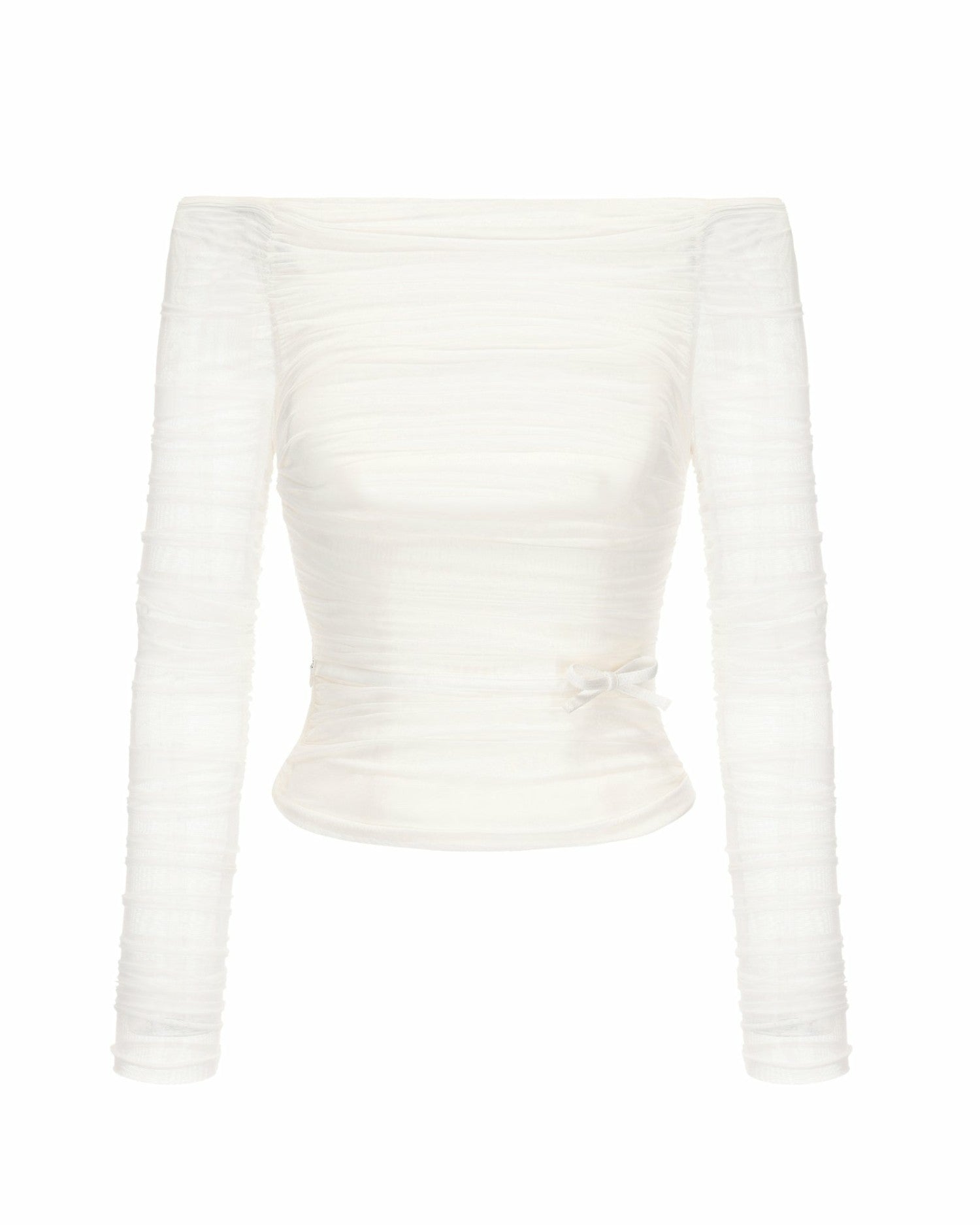 Nana Jacqueline Valencia Top: White Top for Date Night White
