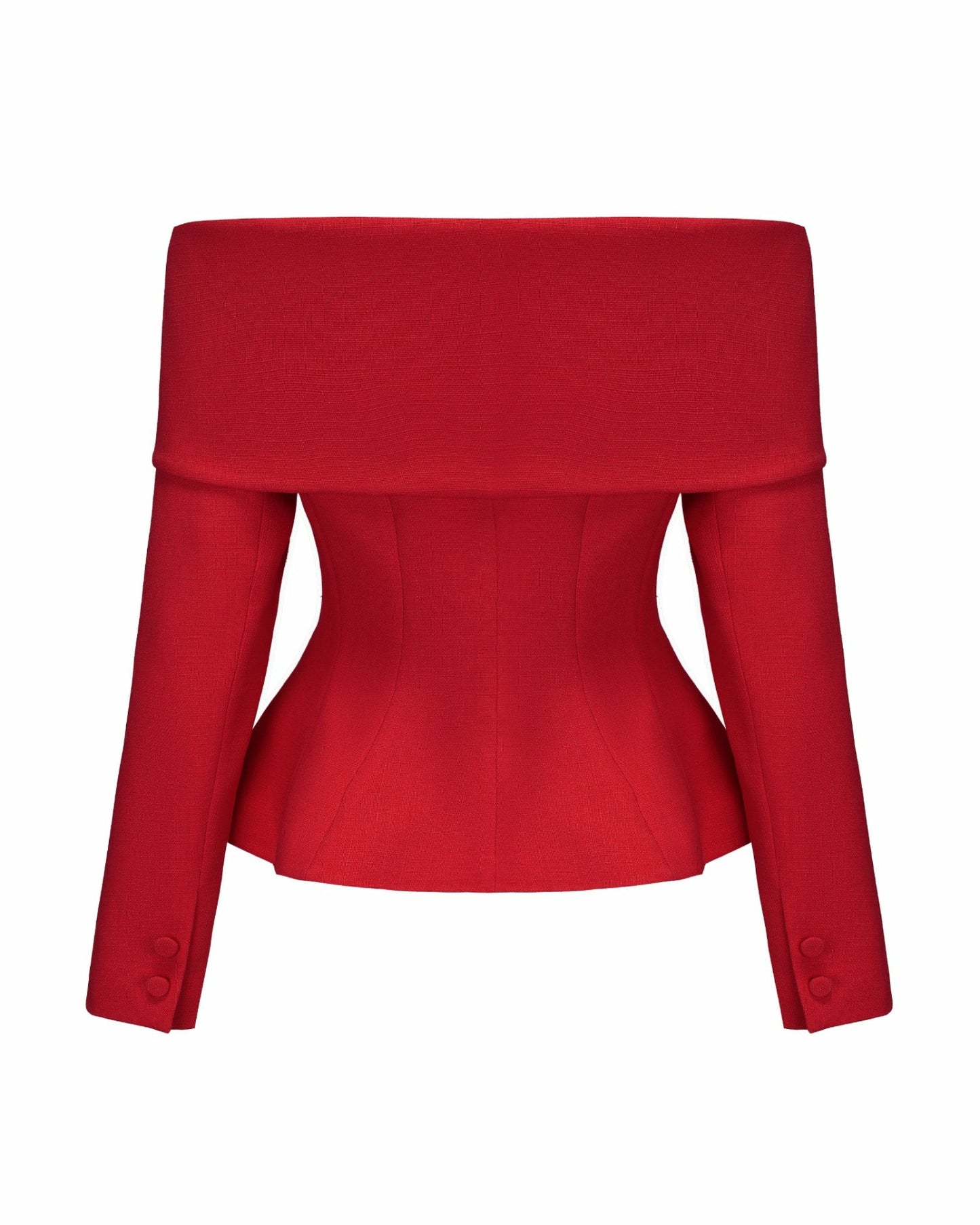 Nana Jacqueline Blaire Top: Red Top for Holiday Party Red