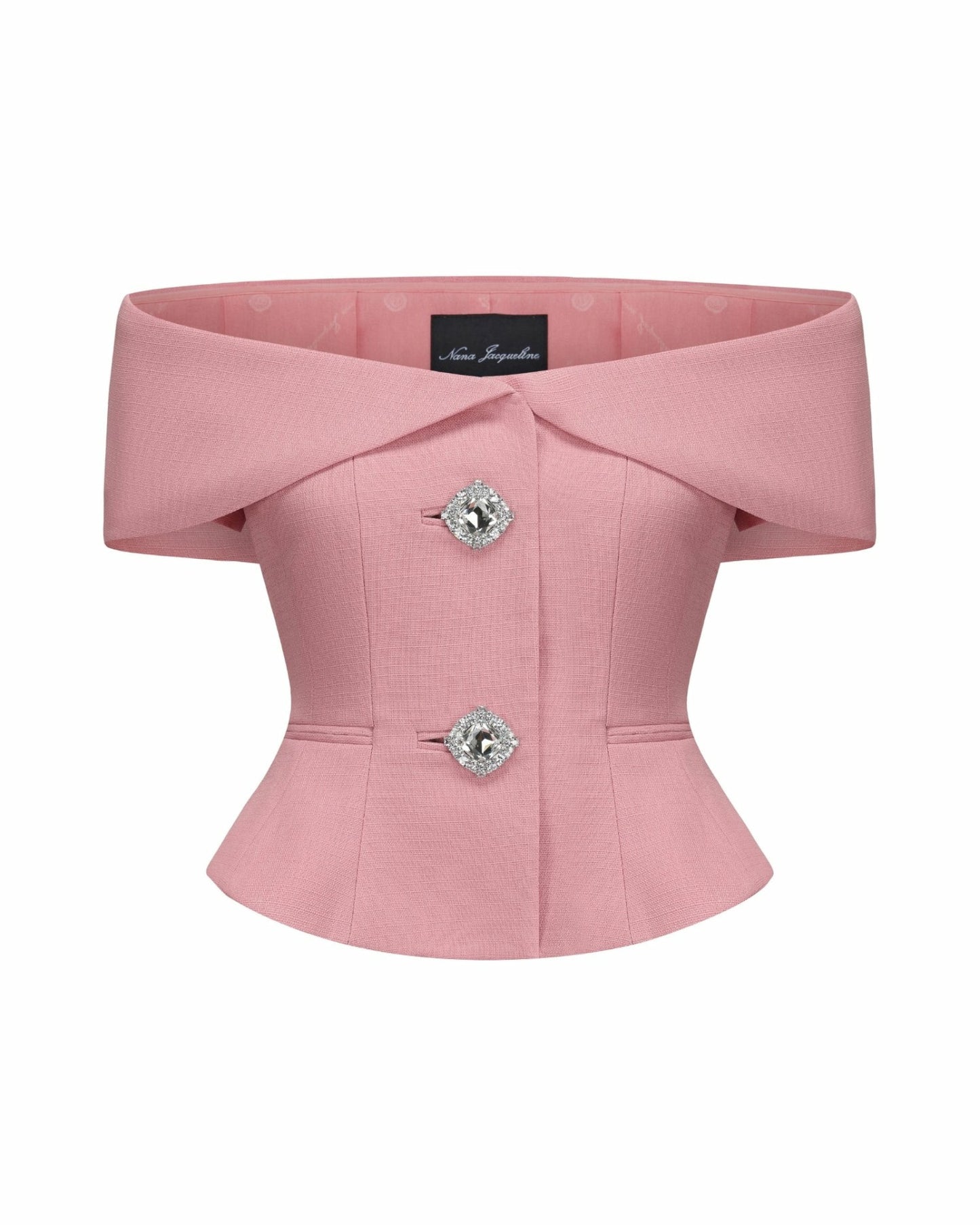 Nana Jacqueline Blakely Top: Pink Top for Garden Party Pink