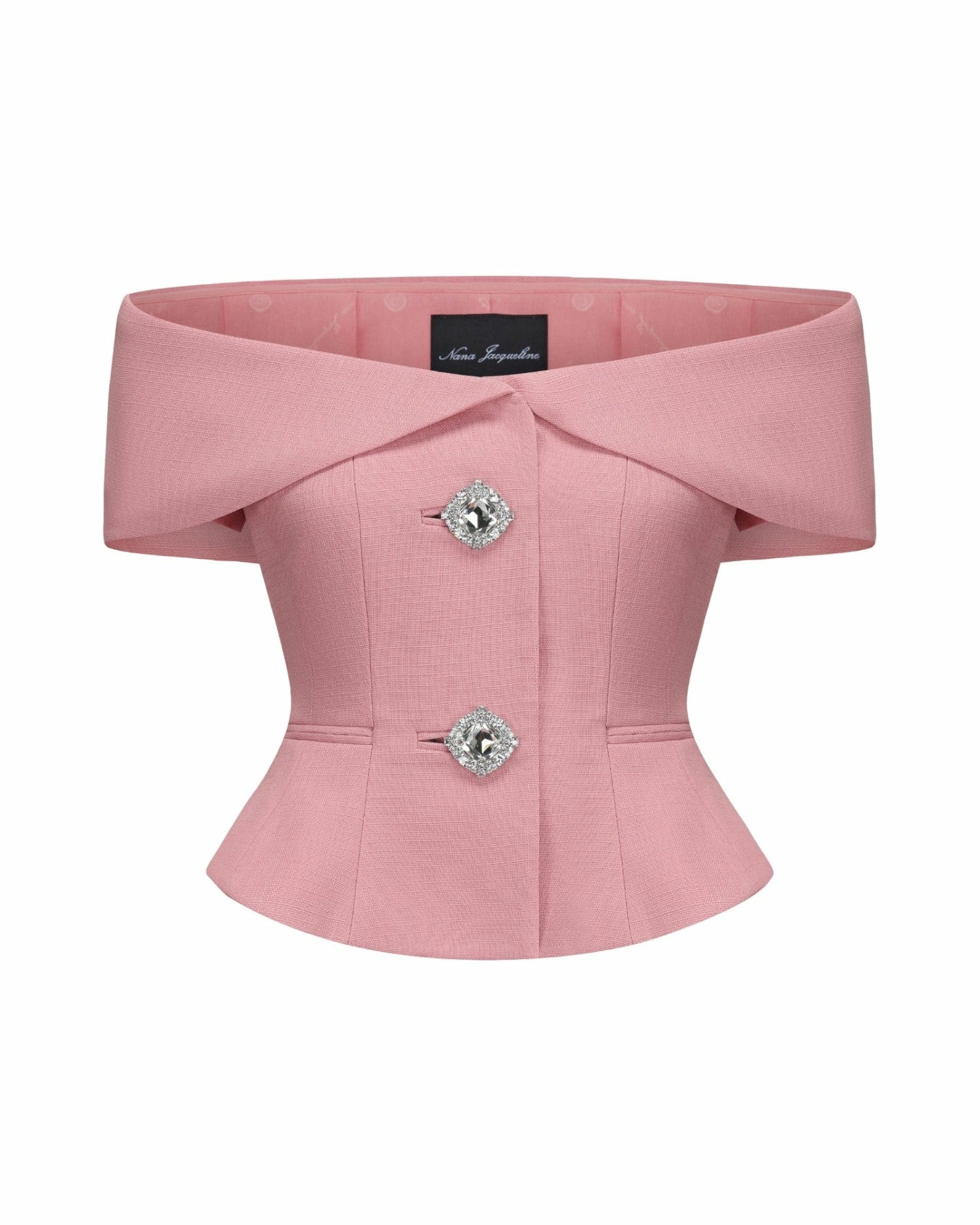 Nana Jacqueline Blakely Top: Pink Top for Garden Party Pink
