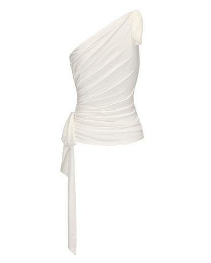 Nana Jacqueline Liu Top: White Top for Bridal Shower White