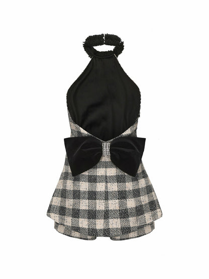 Nana Jacqueline Alyssa Jumpsuit: Black White Jumpsuit for Birthday Celebration Black/White