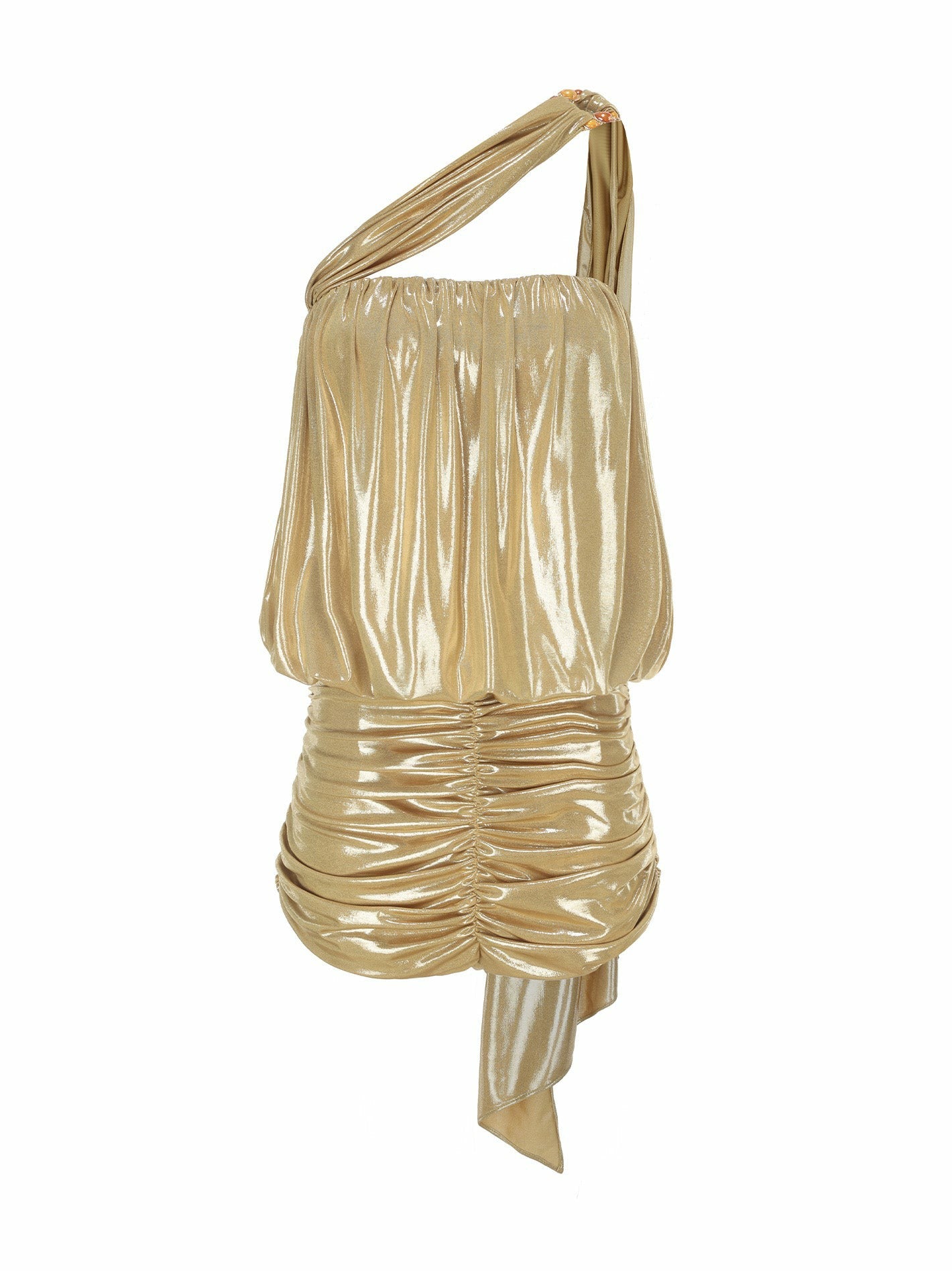 Nana Jacqueline Amina Jumpsuit: Gold Jumpsuit for Birthday Celebration Gold