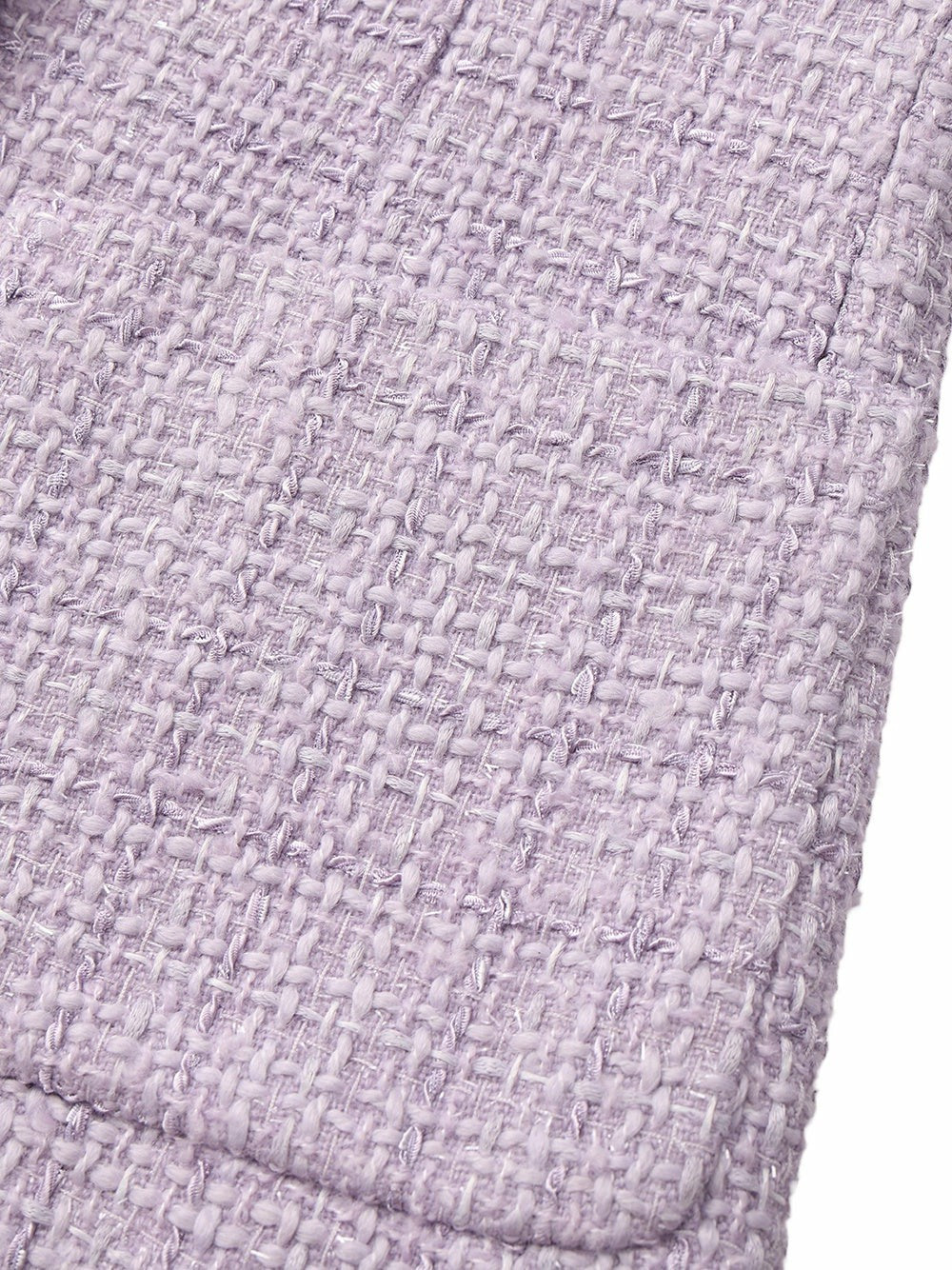 Nana Jacqueline Maya Tweed Purple Tailored Structured Blazer Purple
