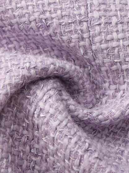 Nana Jacqueline Maya Tweed Purple Tailored Structured Blazer Purple