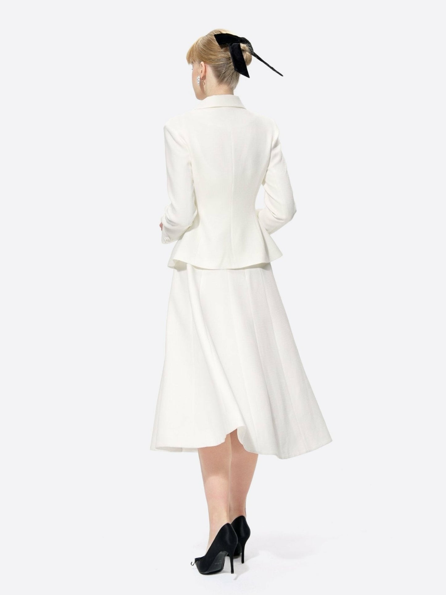 Nana Jacqueline Vanessa Blazer: White Blazer for Rehearsal Dinner White