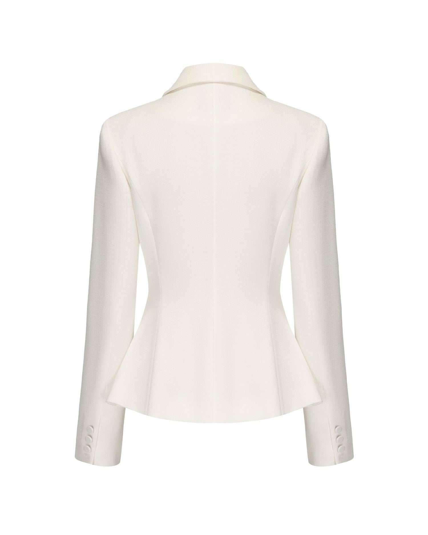 Nana Jacqueline Vanessa Blazer: White Blazer for Rehearsal Dinner White