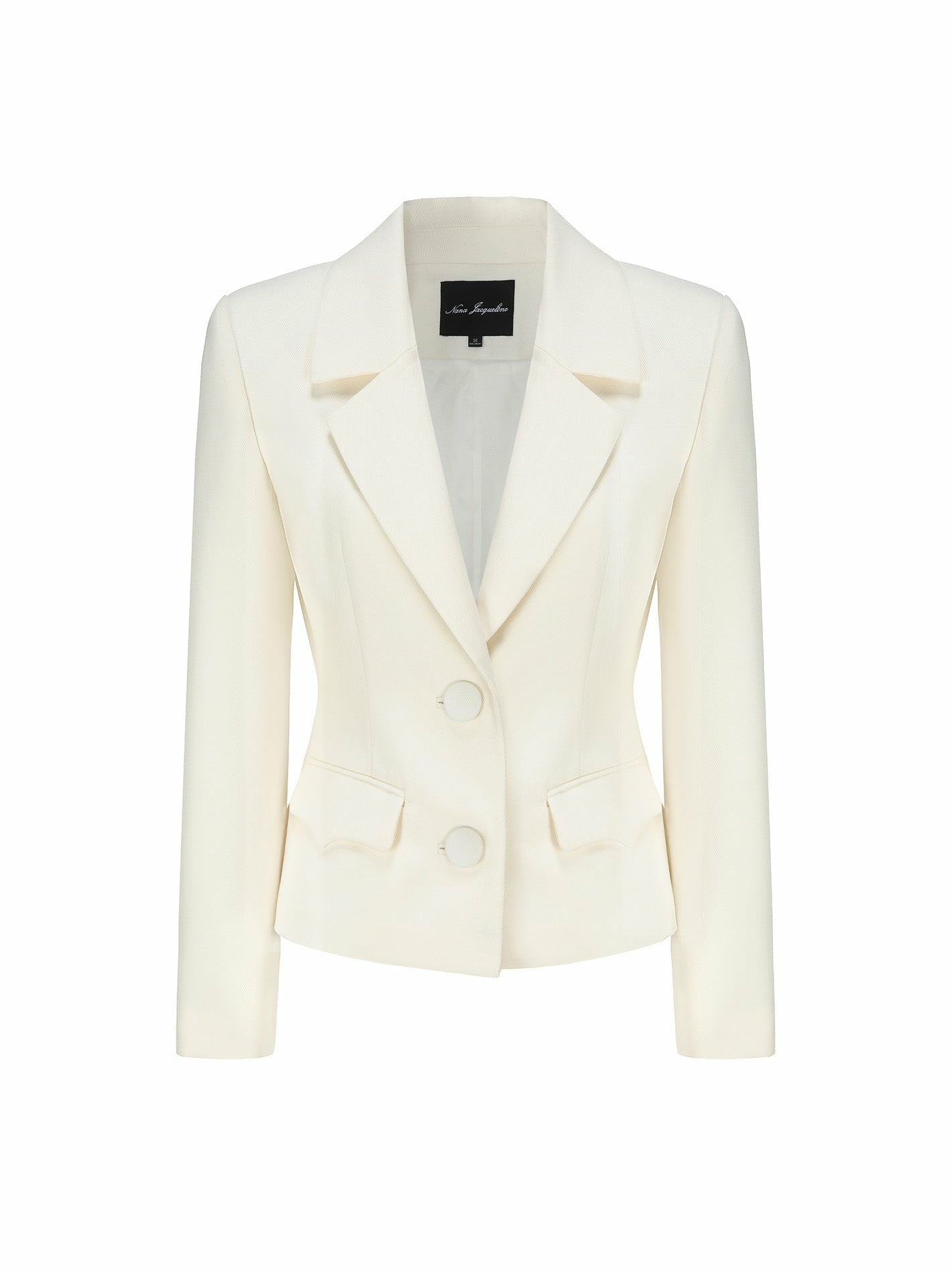 Nana Jacqueline Dionne Blazer: White Blazer for Formal Events White