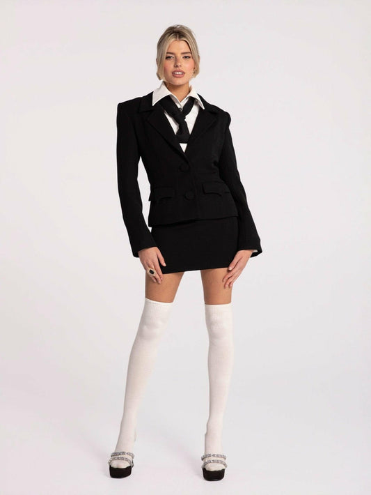 Nana Jacqueline Dionne Blazer: Black Blazer for Business Meetings Black
