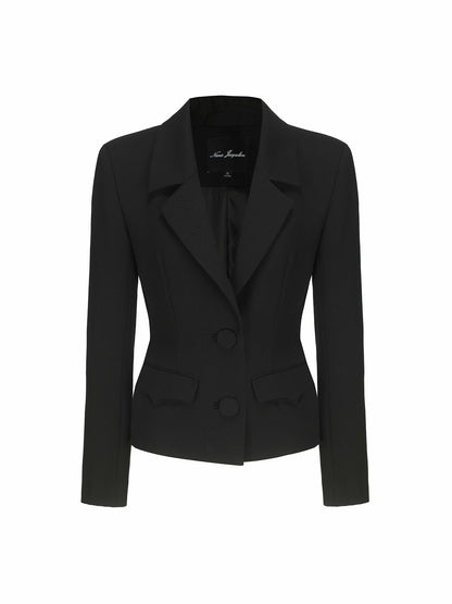Nana Jacqueline Dionne Blazer: Black Blazer for Business Meetings Black