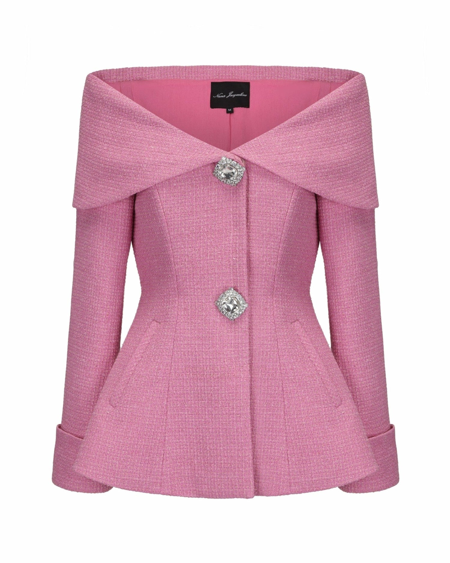 Nana Jacqueline Adele Jacket: Pink Jacket for Date Night Pink