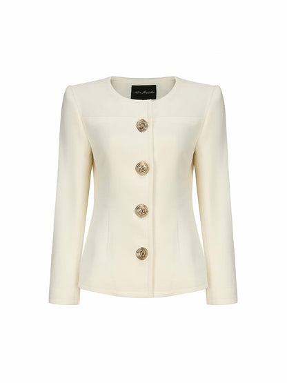 Nana Jacqueline Lisette Blazer: Ivory Blazer for Bridal Shower Ivory