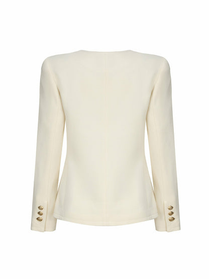 Nana Jacqueline Lisette Blazer: Ivory Blazer for Bridal Shower Ivory