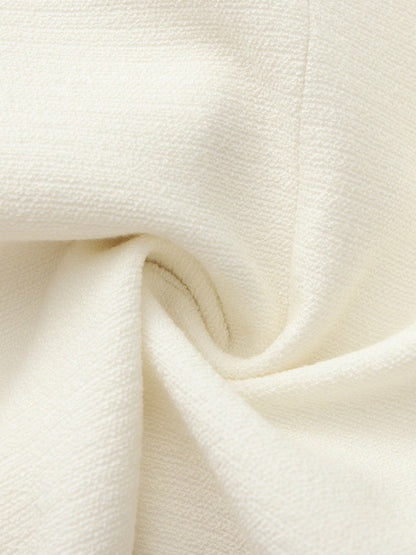 Nana Jacqueline Natalia Tailored Hidden-Placket White Structured Blazer White