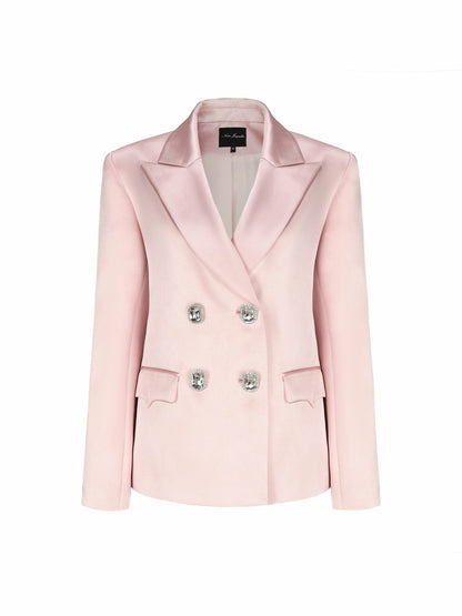Nana Jacqueline Cassandra Blazer: Pink Blazer for Birthday Celebration Pink