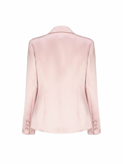 Nana Jacqueline Cassandra Blazer: Pink Blazer for Birthday Celebration Pink