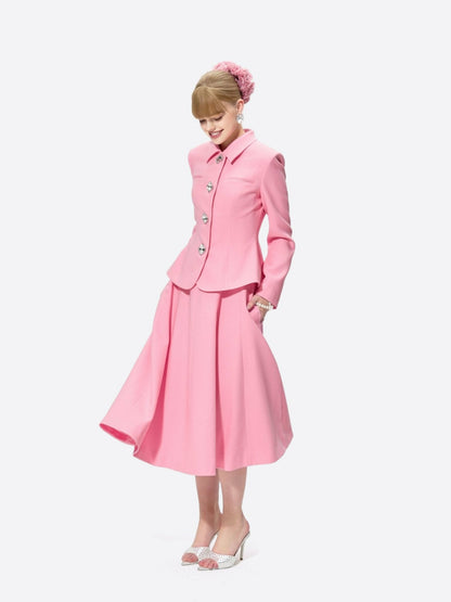 Nana Jacqueline Vanessa Blazer: Pink Blazer for Brunch Pink