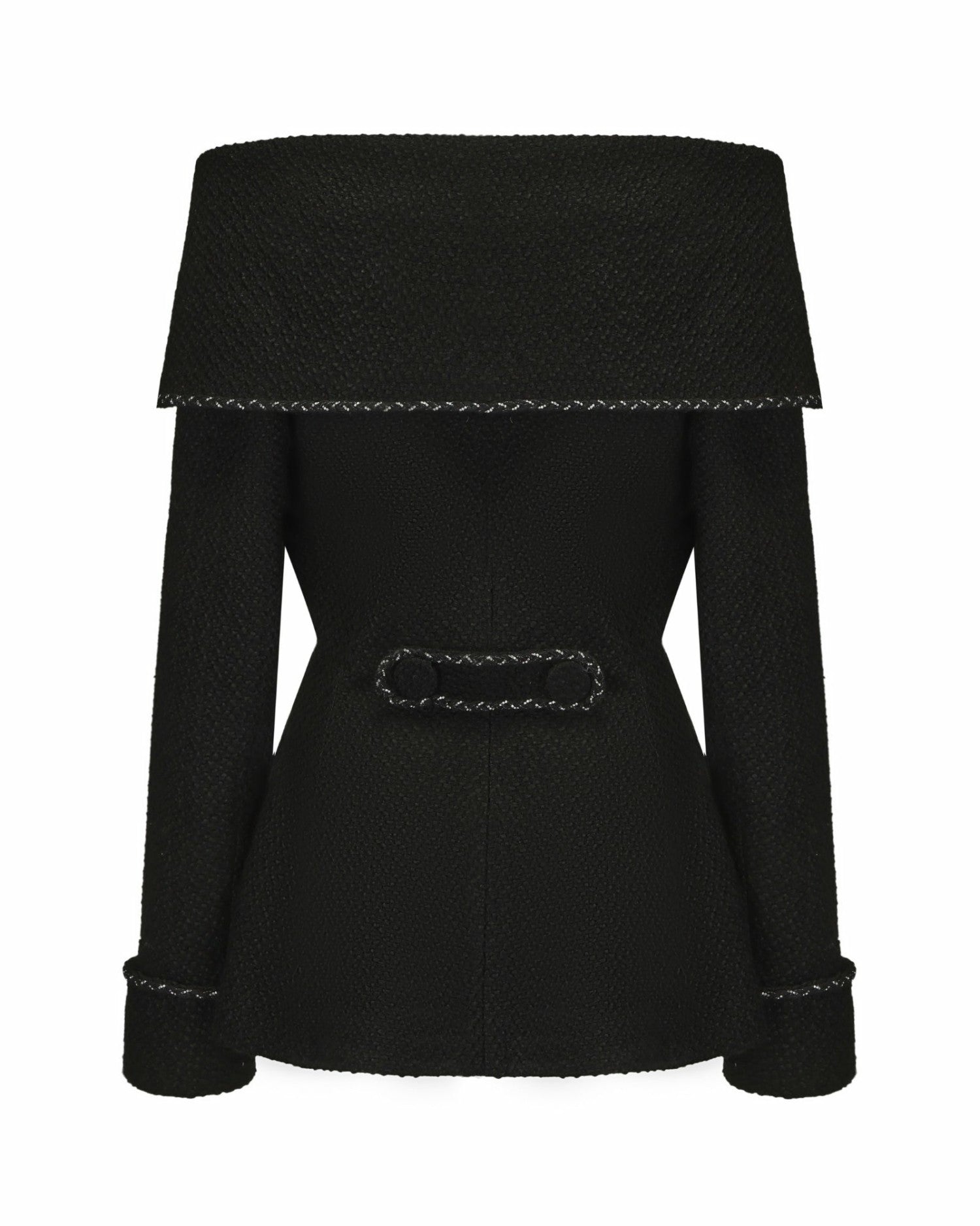 Nana Jacqueline Amor Jacket: Black Jacket for Cocktail Party Black