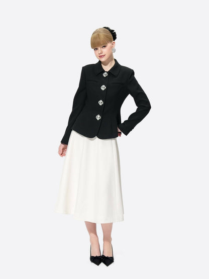 Nana Jacqueline Vanessa Blazer: Black Blazer for Cocktail Party Black
