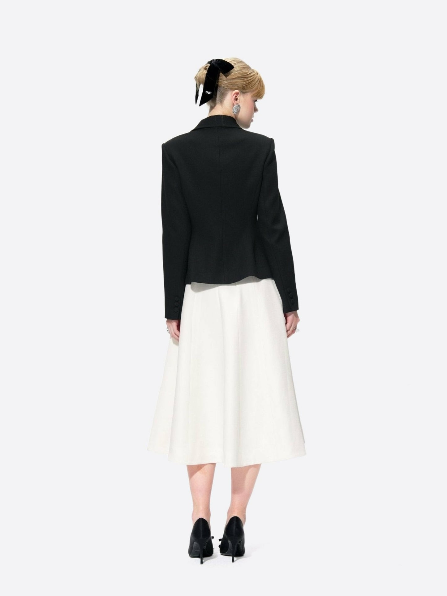 Nana Jacqueline Vanessa Blazer: Black Blazer for Cocktail Party Black