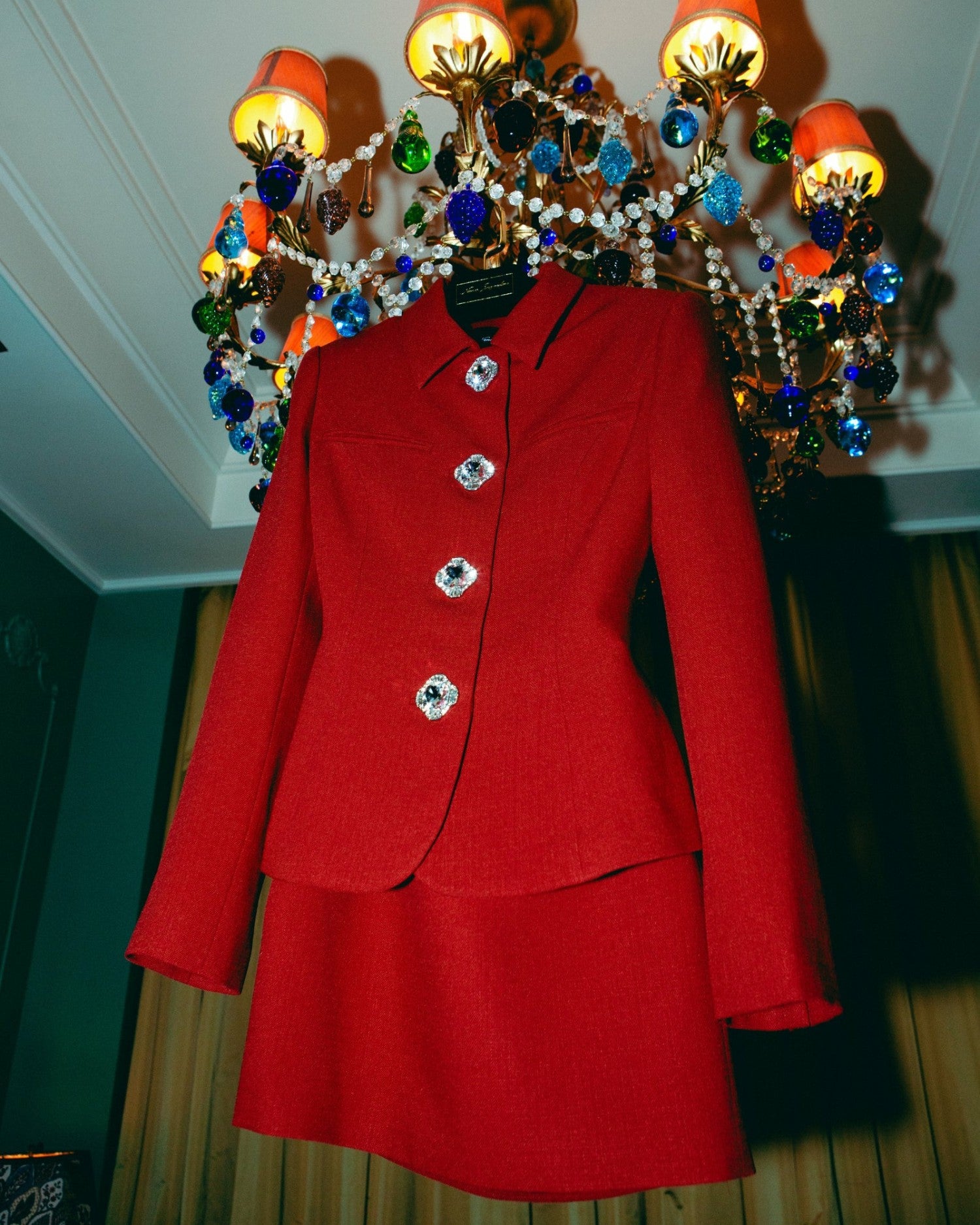 Nana Jacqueline Vanessa Blazer: Red Blazer for Holiday Party Red