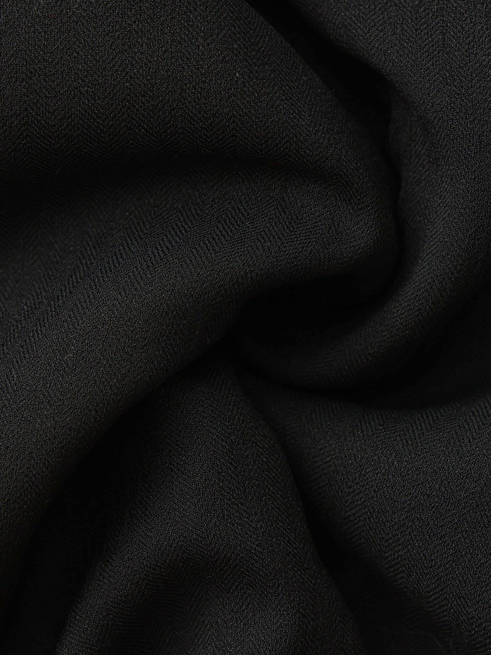 Nana Jacqueline Black Wool-Blend Coat with Bow-Back Black
