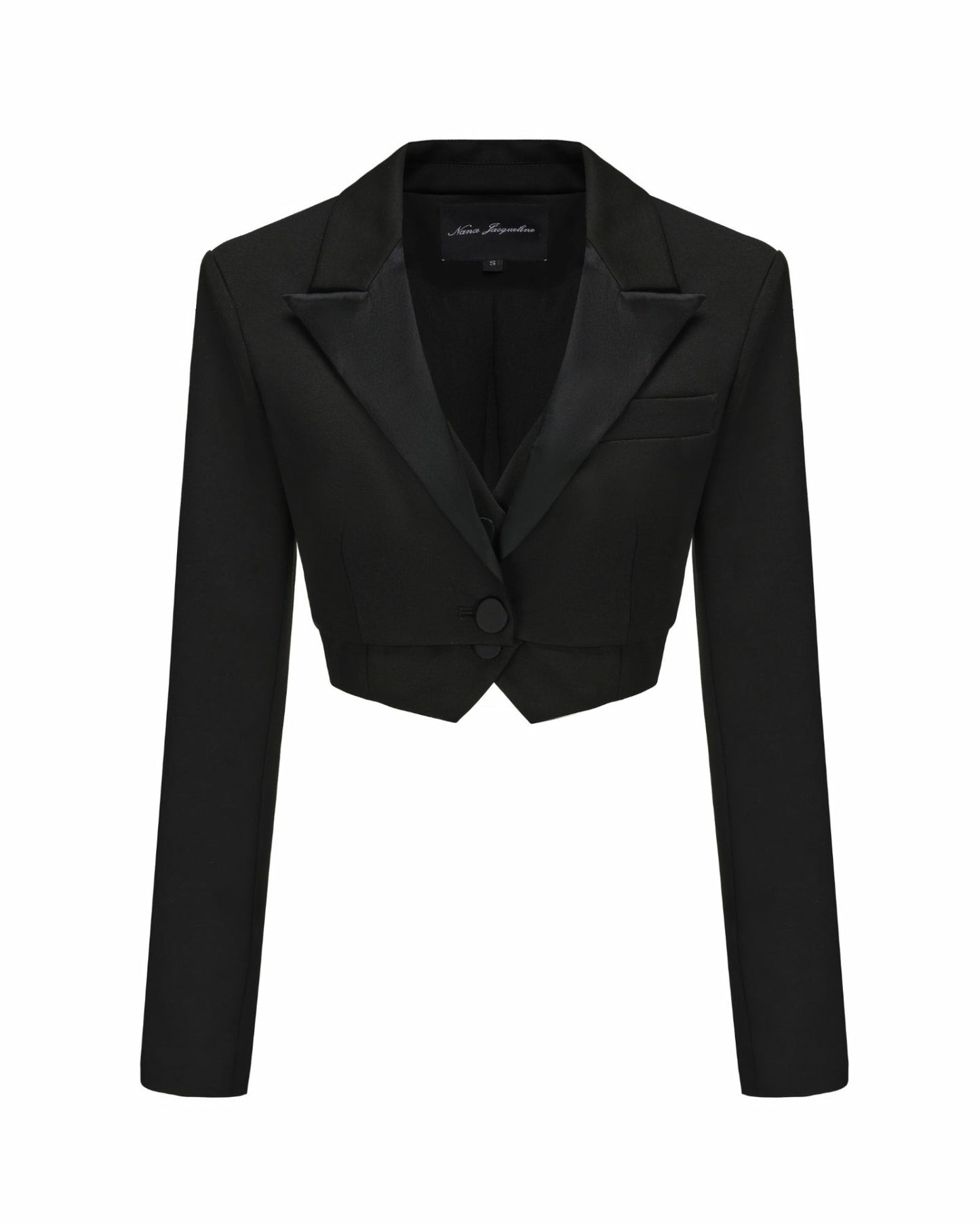Nana Jacqueline Bridget Suit Jacket: Black Blazer for Cocktail Party Black