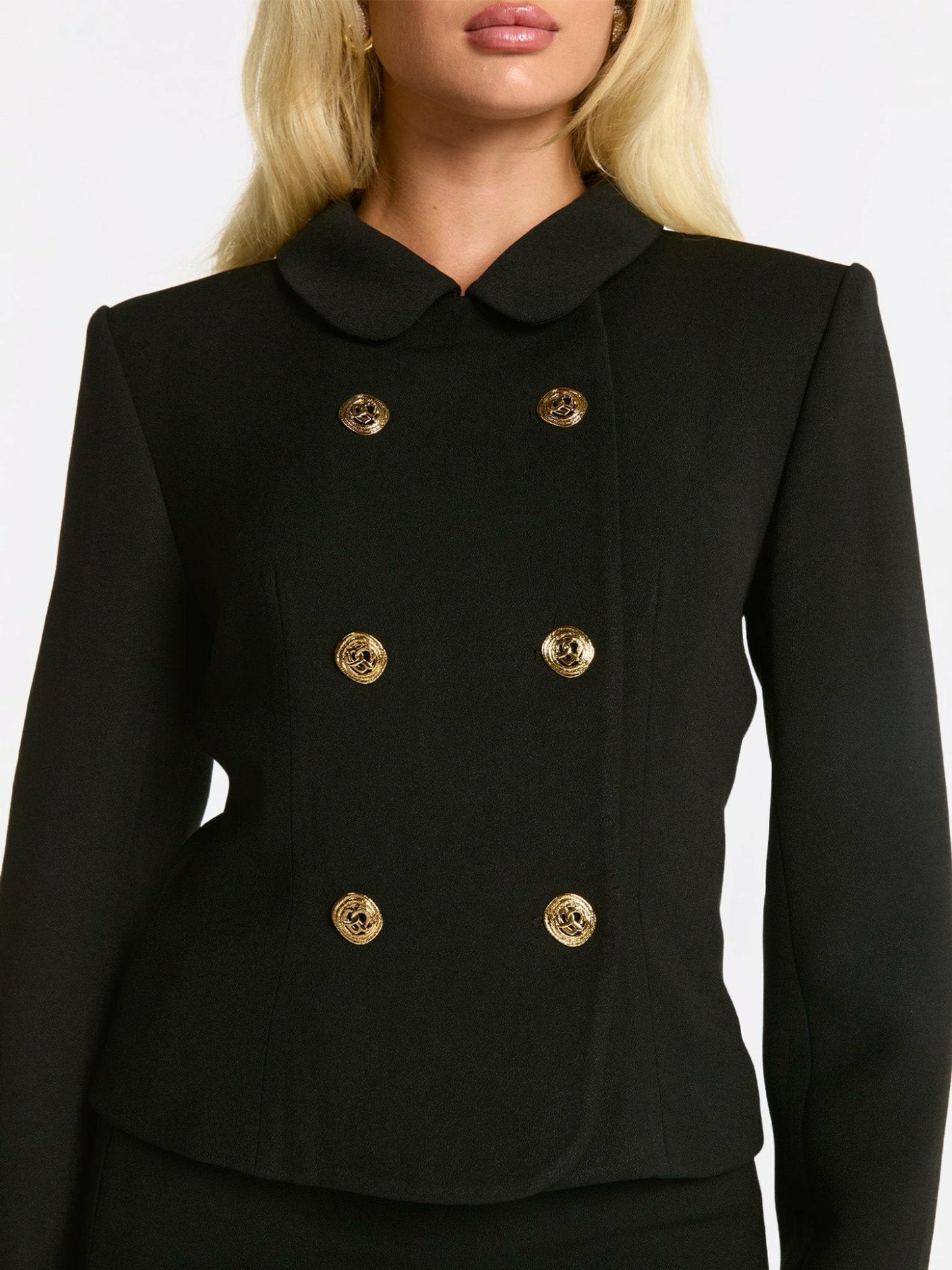 Nana Jacqueline Chloe Blazer: Black Blazer for Cocktail Party Black