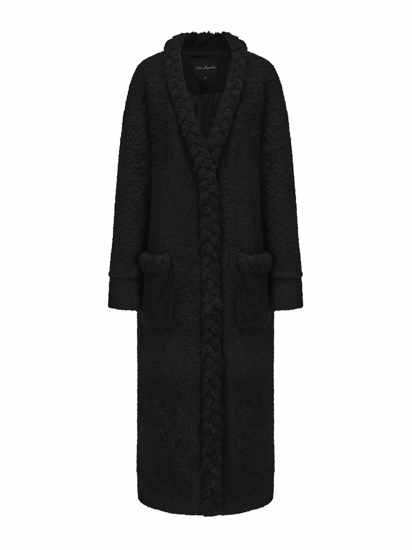 Nana Jacqueline Elsa Coat: White Coat for Resort Travel White