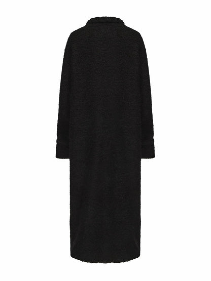 Nana Jacqueline Elsa Coat: White Coat for Resort Travel White