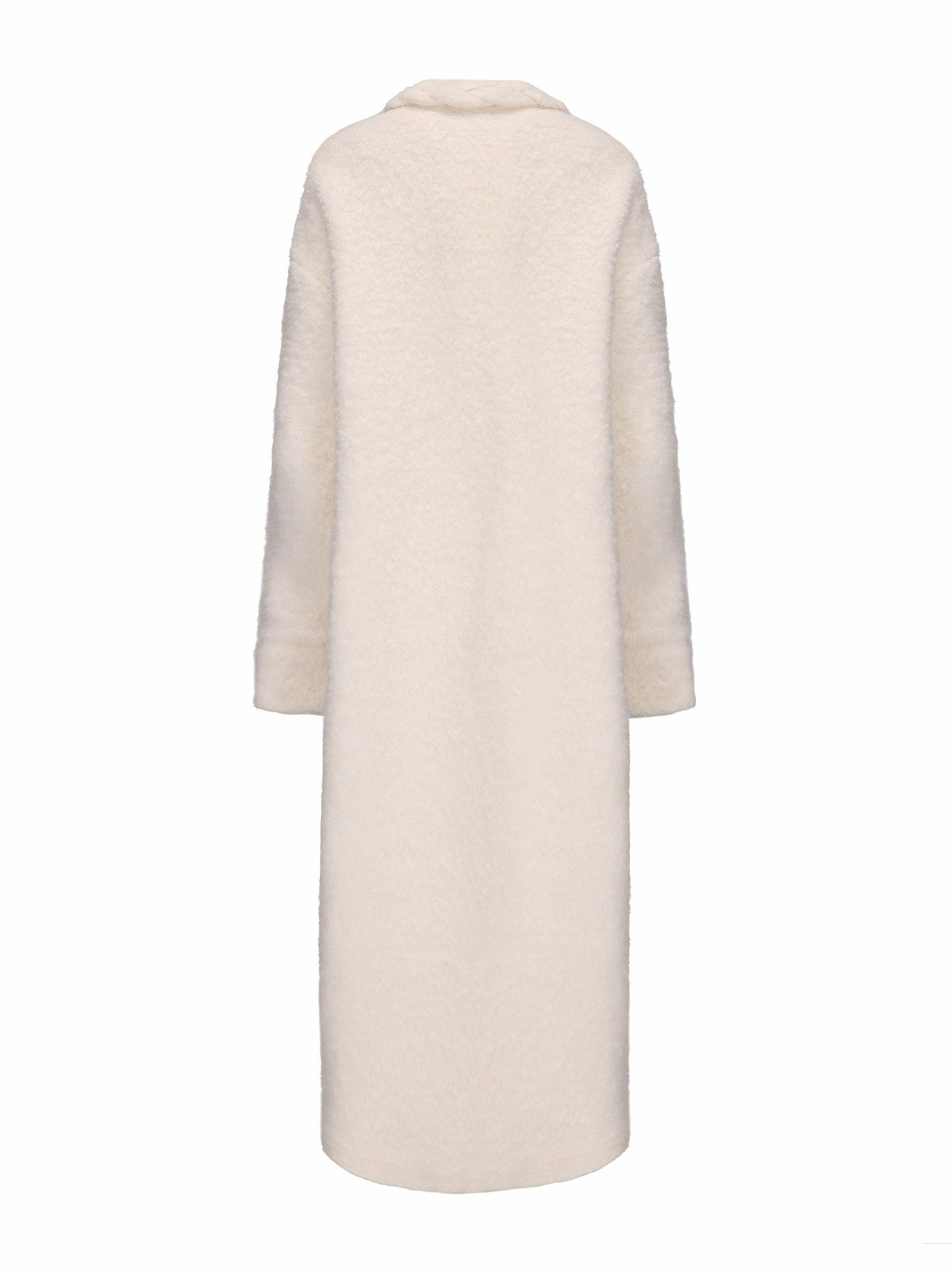 Nana Jacqueline Elsa Coat: Off-White Coat for Resort Outfit Off-white