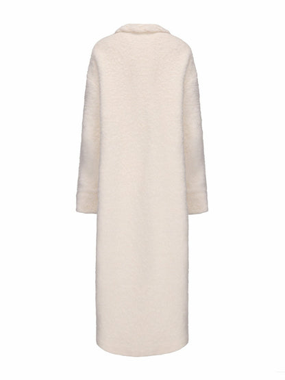 Nana Jacqueline Elsa Coat: Off-White Coat for Resort Outfit Off-white