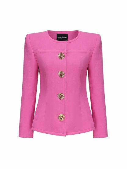 Nana Jacqueline Lisette Blazer: Pink Blazer for Birthday Celebration Pink
