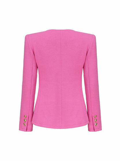 Nana Jacqueline Lisette Blazer: Pink Blazer for Birthday Celebration Pink