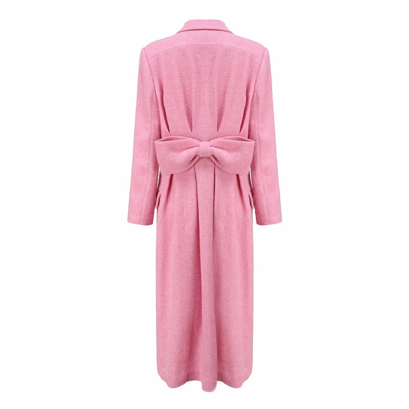 Nana Jacqueline Gabriella Coat: Pink Coat for Date Night Pink