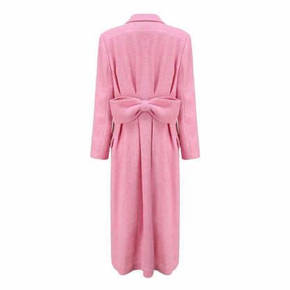 Nana Jacqueline Gabriella Coat: Pink Coat for Date Night Pink