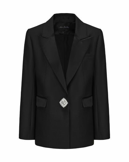 Nana Jacqueline Sabine Blazer: Black Blazer for Cocktail Party Black