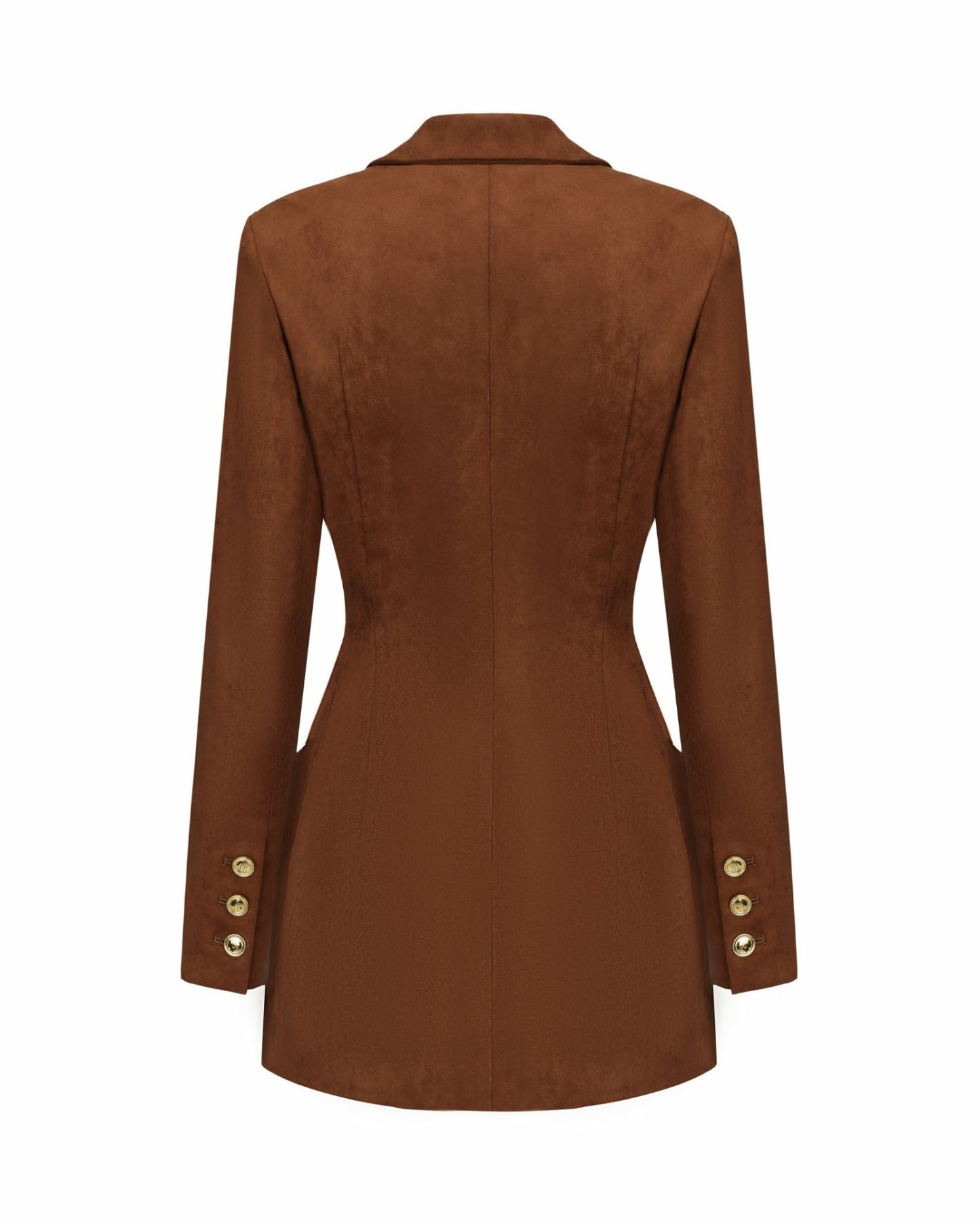 Nana Jacqueline Sienne Suede Blazer: Brown Blazer for Work Brown