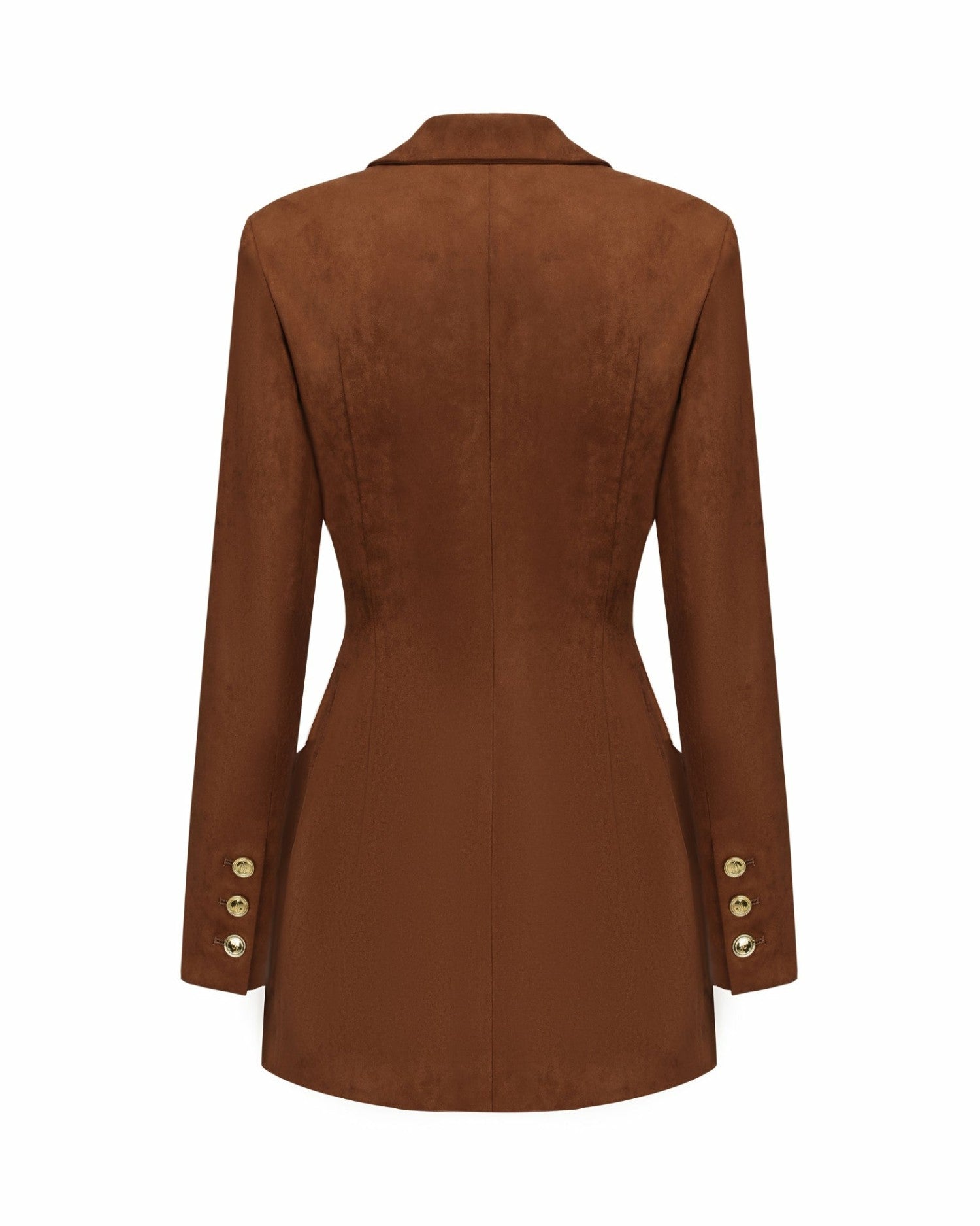 Nana Jacqueline Sienne Suede Blazer: Brown Blazer for Work Brown