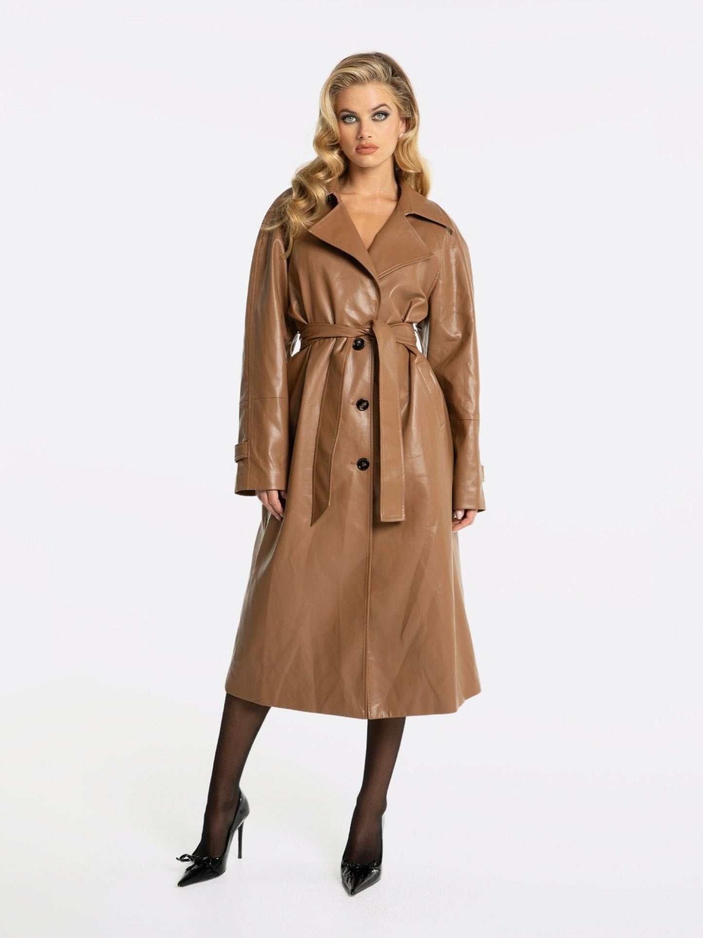 Nana Jacqueline Marlee Coat: Brown Coat for Fall City Outings Brown