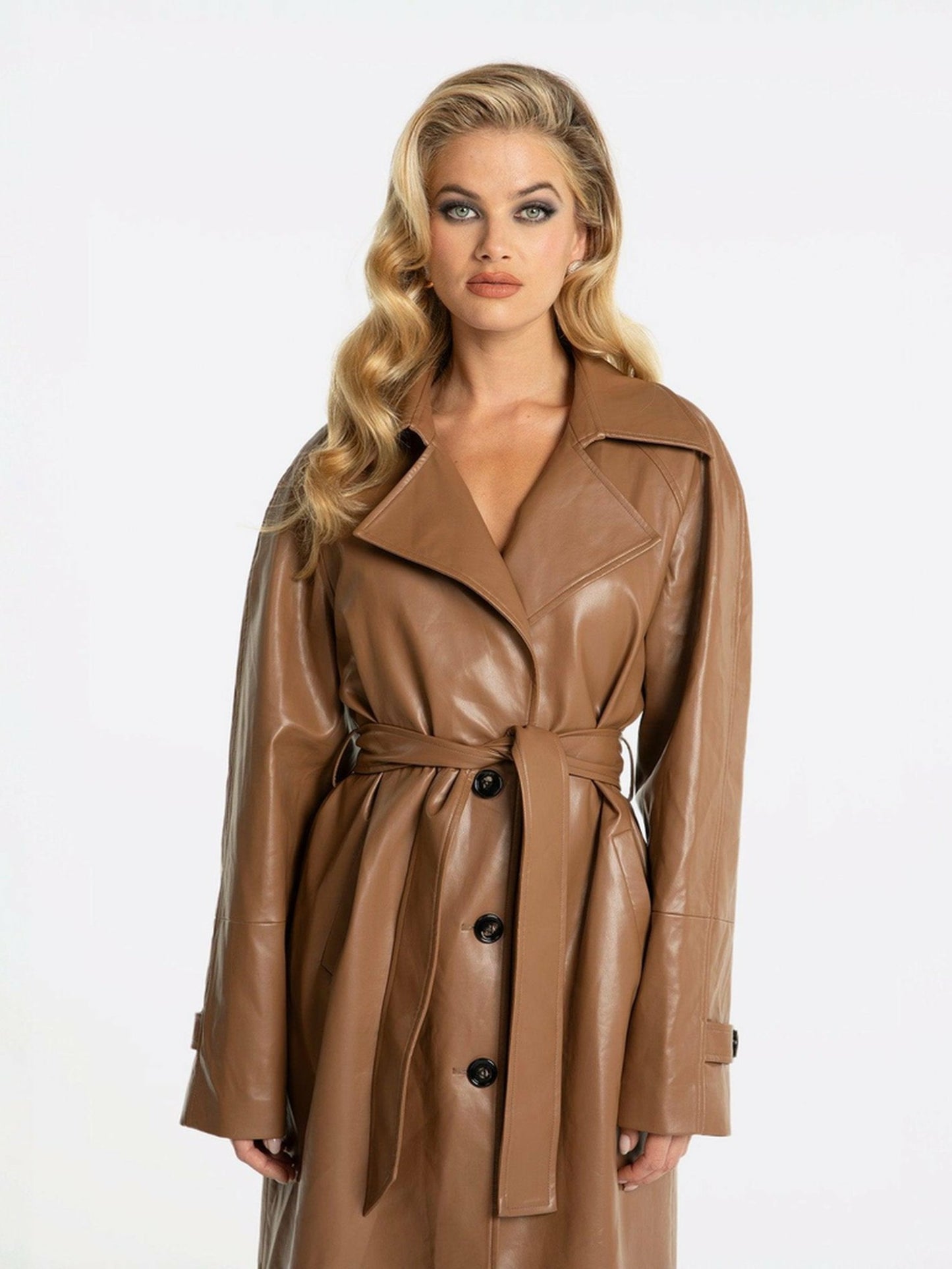 Nana Jacqueline Marlee Coat: Brown Coat for Fall City Outings Brown