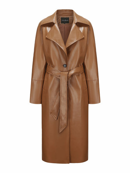 Nana Jacqueline Marlee Coat: Brown Coat for Fall City Outings Brown