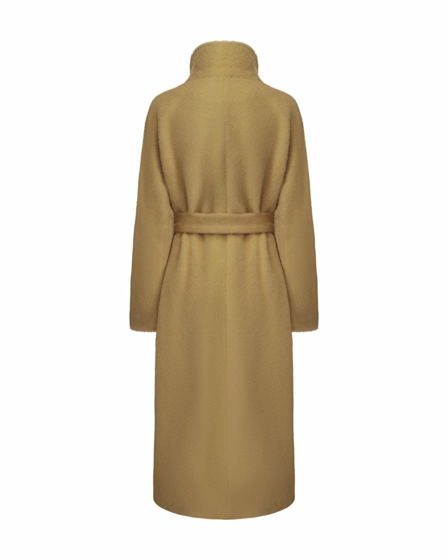 Nana Jacqueline Audrey Long Coat: Camel Long Coat for Winter Events Camel